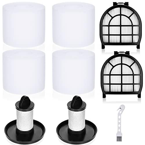 Leadaybetter Filter Replacement for Shark LZ600 LZ601 LZ602 LZ602C APEX UpLight Lift-Away DuoClean Vacuum Cleaner, 2 Post HEPA & 2 Pre Motor Filters 4 Foam Filters, Part # XHFFC600 & XFFLZ600