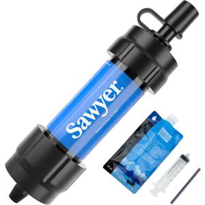 Sawyer Products Mini Water Filtration System (1-Pack, Blue)