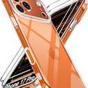 ivoler 3-in-1 Clear Case Designed for iPhone 17 Pro 6.3'' 2025 with 2 Pack Tempered Glass Screen Protector, Military Shockproof Hard Back Slim for iPhone 17 Pro Cover - Clear