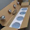 Bathroom Light Fixtures, 4-Light Black and Gold Bathroom Vanity Lights with Metal Shade, 30" Large Modern Farmhouse Vanity Light Over Mirror for Bathroom, Bedroom