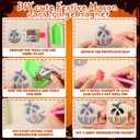 30 Pcs Christmas Magnetic Diamond Art Decor Creepy Nightmare Diamond Painting Magnets Kits Adult DIY Art Horror Fridge Magnet Refrigerator Sticker for Beginners Gifts Home Car Garage Decor