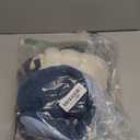 Reversible Dog Winter Coat, Waterproof Warm Fleece Sweater Windproof Lightweight Pet Snow Jacket for Medium Large Dogs with Double Ended Zipper, Cold Weather Dog Coat, Blue, L, Neck 1818.9", Chest 29.930.7"