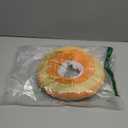 ANWA Adjustable Cat Cone Collar Soft, Cute Cat Donut Collar After Surgery, Kitten Recovery Cones to Stop Licking (Medium, Orange)