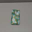 SURITCH Case for Galaxy S9, [Built-in Screen Protector] Hybrid Full-Body Protection Shockproof Rugged Bumper Soft Silicone Protective Cover for Samsung Galaxy S9 5.8 Inch (Green Marble)