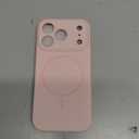 Miracase Magnetic for iPhone 17 Pro Case, Compatible with MagSafe, Integrated Silicone Camera Control Cover, 3.0mm Thicken Shockproof Drop Protection Phone Case for 17 Pro,Sand Pink
