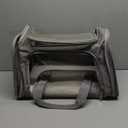 Henkelion Cat Carriers Dog Carrier Pet Carrier For Small / Medium Cats Dogs Puppies (Up To 15lbs), TSA Airline Approved Small Dog Carrier Soft Sided, Collapsible Waterproof Travel Puppy Carrier - Grey (17.0"L x 11.0"W x 11.0"H)