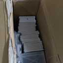 UNISHADES 2 inch Faux Wood Blinds White Cordless, New Material, high Temperature Resistance, Good Toughness, Waterproof, Blinds Size 47 4/8" W × 48" H White