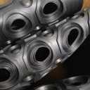 Nexboraque Anti Fatigue Rubber Floor Mats, 24 x 36 Inch Non-Slip Restaurant Mat Door Mat Drainage Mat for Indoor Outdoor Wet Area, Pool Entry, Garden - Black