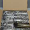 24 Pack Flameless LED Pillar Candles with Remote & Timer, Flickering Battery Operated Candles with Embedded Starry Lights, 3-Sizes Gray Acrylic Decorative Candles for Wedding, Home, Party Decor