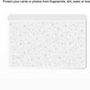 Clear Adhesive 3" x 5" Index Card Pockets With Top Open Loading, 50 Pack, Plastic Labels Holders for Storage Bins and Library, Ideal for Organizing and Protecting Your Cards