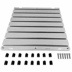 16" x 16" x 0.8" Aluminum T-Slot Plate, T-Slotted Fixture Table