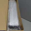 Empty Mahjong Case 14" x 10.75" x 2" Aluminum Briefcase Mahjong Tiles Metal Protective Case Portable File Organizer Storage Box for American Game Lover Gift, Silver