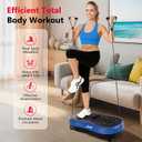 AXV Vibration Plate Fitness Platform Exercise Machine Vibrating Shaking Full Body Shaker Workout Vibrate Stand Shake Board Sport Gym for Weight Loss Fat Burner for Women Men