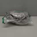 BOSOWOS Quilted Pillow Shams Set of 2, Decorative Microfiber King Bed Pillow Shams, Soft Breathable Pillow Covers with Envelope Closure (Grey, 2Pcs:20 x 36inch)