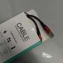 Coiled Lightning Cable 3ft, 2 Pack iPhone Charger Cable for Car - Red