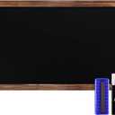 UBIQ11" X 17" Torched Brown Solid Wood Frame Wall Chalkboard, Magnetic Surface, Home Dcor, Restaurant & Caf Menus, Blackboard, Includes Chalk, Eraser & Hanging Hardware