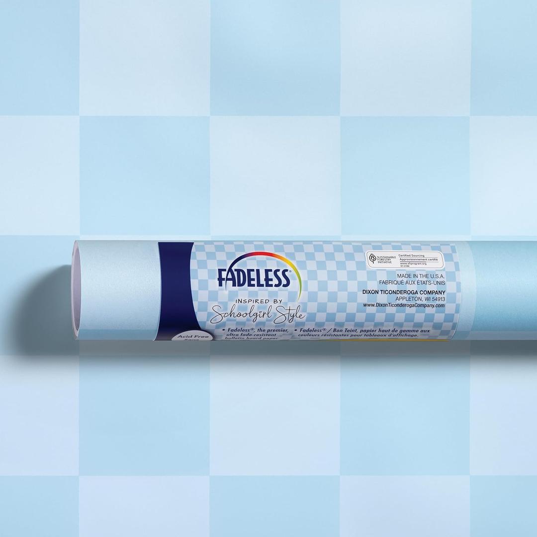Fadeless Schoolgirl Style Bulletin Board Paper, Day Dream, 47.25" x 12', 1 Roll (Purple)