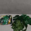 RUBFAC 152pcs Jungle Balloons Garland Arch Kit, Green Gold Balloon Arch, Safari Balloons Dinosaur Party Decoration with Artificial Palm Leaves for Animal Wild One Birthday Baby Shower Supplies