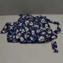 Women's Maternity Nursing Romper for Breastfeeding with Pockets V-neck Maternity Jumpsuits for Women (X-Large, Blue Floarl)