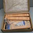 StrongTek Ergonomic Under Desk Footrest, 3 Adjustable Heights Wooden Office Footrest, Large Anti-Slip Surface, Improves Posture and Blood Circulation, up to 400lbs (Natural)