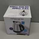 Chefman Stainless Steel Electric Kettle w/ 360 Swivel Base, Auto Shut Off & Boil Dry Protection, BPA-Free Interior and Cool-Touch Handle, 7+ Cup Capacity, 1.7 Liter, 1500W