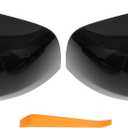 MOTOKU Side Mirror Cover Gloss Black for Jeep Grand Cherokee 2011-2021 Dodge Durango 2011-2024