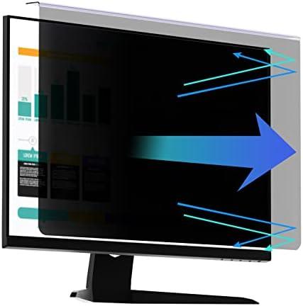 Computer Privacy Screen Protector for 12x21 Inches Monitor Anti Blue Light Filter Hanging Type Anti Scratch Easy Installation Shield for Desktop Computer