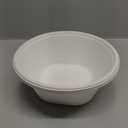 ECOLipak 150 Pack 12 Oz Paper Bowls Disposable, Heavy-Duty Biodegradable Compostable Bowls Made of Natural Sugarcane Bagasse, Suitable for Salad, Dessert, Milk, Cereals