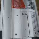 End Table with Charging Station,Fluted Nightstands Set of 2, Modern Bedside Table with Drawer and Storage Shelf, Wood Mid Century Night Stands for Bedroom Living Room (White)