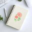 2 Sheets Flower Silkscreen Stencils, Different Peonies Printing Stencils Templates Reusable Self-Adhesive Silk Screen for Painting on Wall Wood T-Shirt Fabric Home Craft Decor