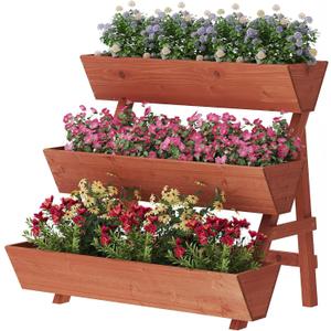 Raised Garden Bed, 3 Tier Vertical Garden Planter for Indoor & Outdoor, Raised Planter Box with Legs, Garden Planter Box for Flowers/Vegetables/Plants (Large)