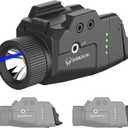 DARKFANG Pistol Blue Laser Light Combo with High and Low Switch System for Picatinny and GLK Rails