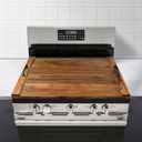 Noodle Board Stove Cover with Handles for Electric, Gas Stove Top (Acacia Wood)  29.5"L x 22"W x 1.2"Th