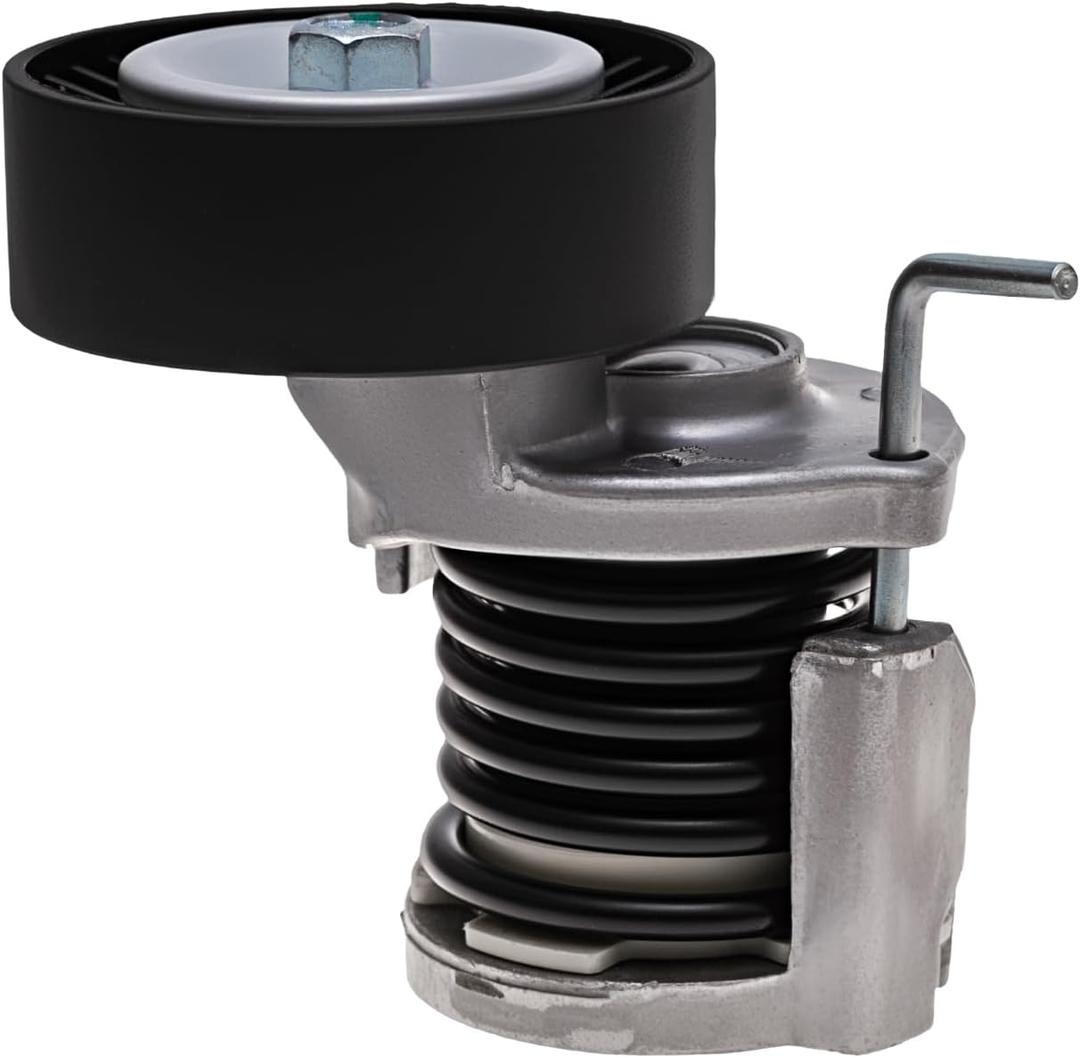 AUQDD 38427 Belt Tensioner and Pulley Assembly (For TDI 2.0L 1968cc 120Cid Diesel Turbo) Fit For 2010-2013 Audi A3 /13-14 VW Beetle,10-14 Golf,09-14 Jetta,12-14 Passat (19254100 038903315AH)