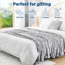 inhand Cooling Blanket - Cooling Blankets for Hot Sleepers -Decorative Lightweight Breathable Summer Cold Blankets for Sleeping Night Sweats to Keep Cool-(90"x90") Dark Grey-Sky