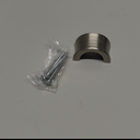 Amerock | Cabinet Finger Pull | Satin Nickel | 1-1/4 inch (32 mm) Center to Center | Concentric | 1 Pack | Drawer Pull | Drawer Handle | Cabinet Hardware