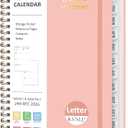 2026 Planner, Weekly and Monthly Calendar Academic Planner, Jan 2026 - Dec 2026, 8.5 x 11'', Planning Agenda Book for Desk Accessories and School Supplies - Letter Size (Pink)