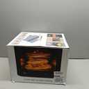 Chefman Crispinator Air Fryer 6-in-1 with 8 Qt capacity, 450F Max Temp with TurboFry Pro Technology for Fast and Even Results, Viewing Window, Nonstick Ceramic Basket (Midnight)