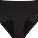 Thinx Period Underwear, Breathable Hip Huggers, Holds Up to 12 Regular Tampons*, Period Panties, All-Day Absorbency Menstrual Underwear for Women, Reusable, 1 Pack, L