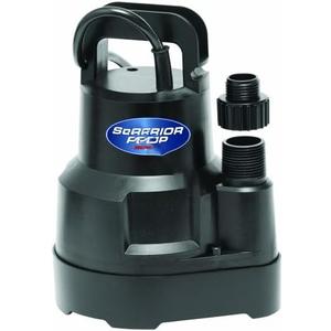Superior Pump 91016 Thermoplastic Oil-free Utility Pump, 1/6 HP, Black