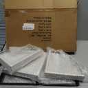 Dorhors 3-Tier Corner Bathroom Organizer Countertop for Storage,Vanity Tray,Wood Counter Organizer for Kitchen,Bathroom,Dresser (Rustic White)