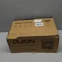 OUTON Boho Rattan Tripod Floor Lamp with Shelves, Dimmable Mid Century Modern Standing Lamp with Remote Control,Wood Tall Floor Lamps for Living Room Bedroom Office Farmhouse Bulb Included, Walnut