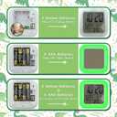 Baseball Alarm Clock for Kids Boy Girl 7 LED Color Changing Wake Up Clock Home Decor Bedroom Digital with Temperature Display