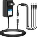 6.6FT AC Power Adapter Cord AC/DC Adapter Charger for Lemax Lighted Accessory 4.5V # 74706 Christmas Village