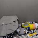 Baby Gym Play Mat, 8-in-1 Tummy Time Mat & Activity Gym, Washable Ball Pit, Infant Play Mat with Detachable Toys for Sensory Exploration and Motor Skill Development (Black White)