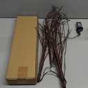 LITBLOOM Lighted Brown Willow Branches 30IN 150 LED Plug in with Timer and Dimmer Tree Branch Lights with Warm White Lights for Holiday Christmas Home Decoration