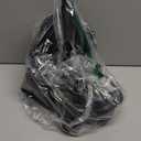 Toilet Plunger and Brush Set, Silicone Toilet Brush and Plunger with Holder for 5.7-inch Toilet Drain, 2-in-1 Toilet Brush Plunger Combo with Caddy Stand (Black)