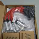 41-114 Iridium Spark Plugs and Wires Set for Chevy 5.3L 6.2L 4.8L 6.0L, 2014-2024 SparkPlugs Compatible with GMC Yukon Sierra Silverado 1500 Suburban Tahoe 12622441