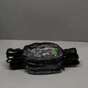 5 anywhere belt bag, clear, black strap