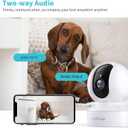 Pet Camera, 2K HD Dog Camera with Phone APP, 360 Pan/Tilt View Puppy Cam, One Click Call for Baby Monitor, MagivPix Night Vision,Motion Tracking Alarm with Cloud/Local SD,Home Indoor Security Cam